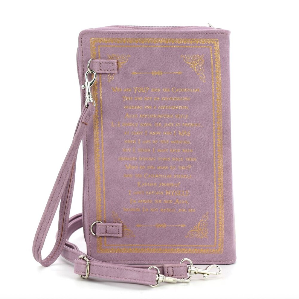 Alice in Wonderland Book Cover Purse - Clutch Bag - Book Lover Gifts - Picture 4 of 9